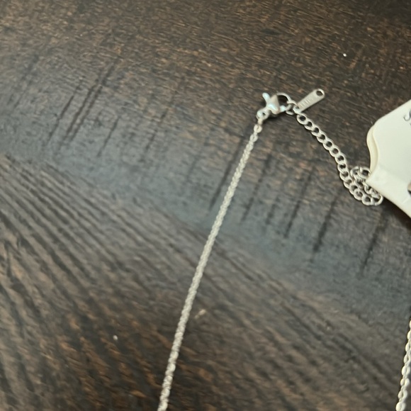 Disney’s Mickey Mouse Silver Toned Rhinestone Embellished Necklace Nice Size NWT - Picture 6 of 7